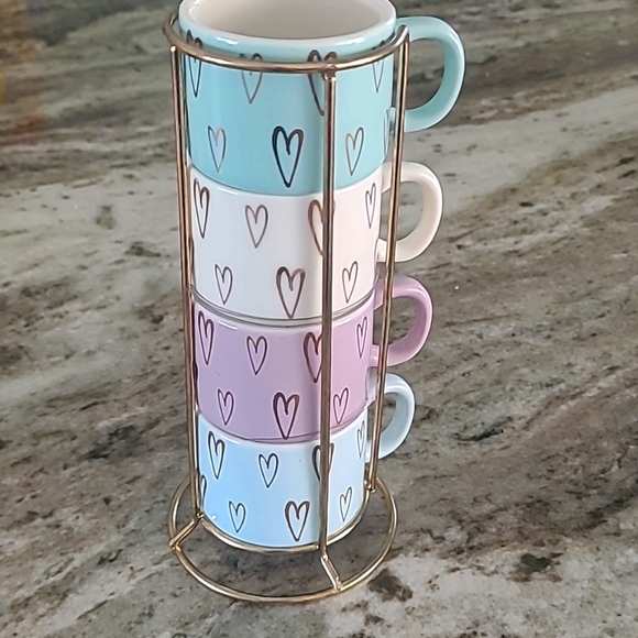 Used Coco and Lola Stackable Espresso Cup Set - Picture 1 of 1